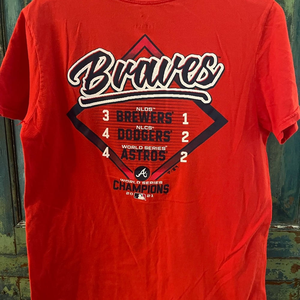 Fanatics Braves 2021 World Series t-shirt